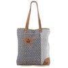 OHLAY KB324 TOTE Upcycled Wool Canvas Genuine Leather women bag western handbag purse