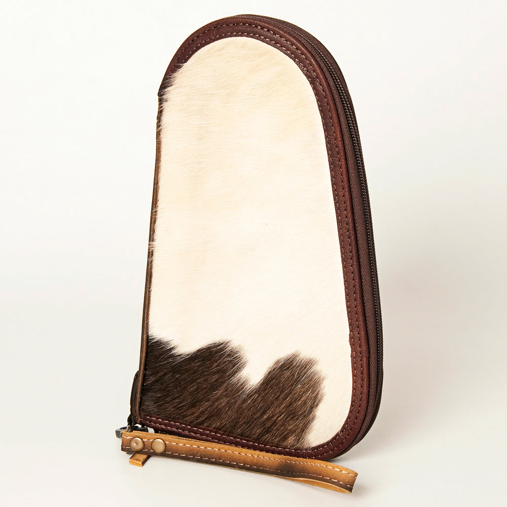 American Darling Gun Case Hair on Hand Tooled Genuine Leather Western Cases | Women Shotgun