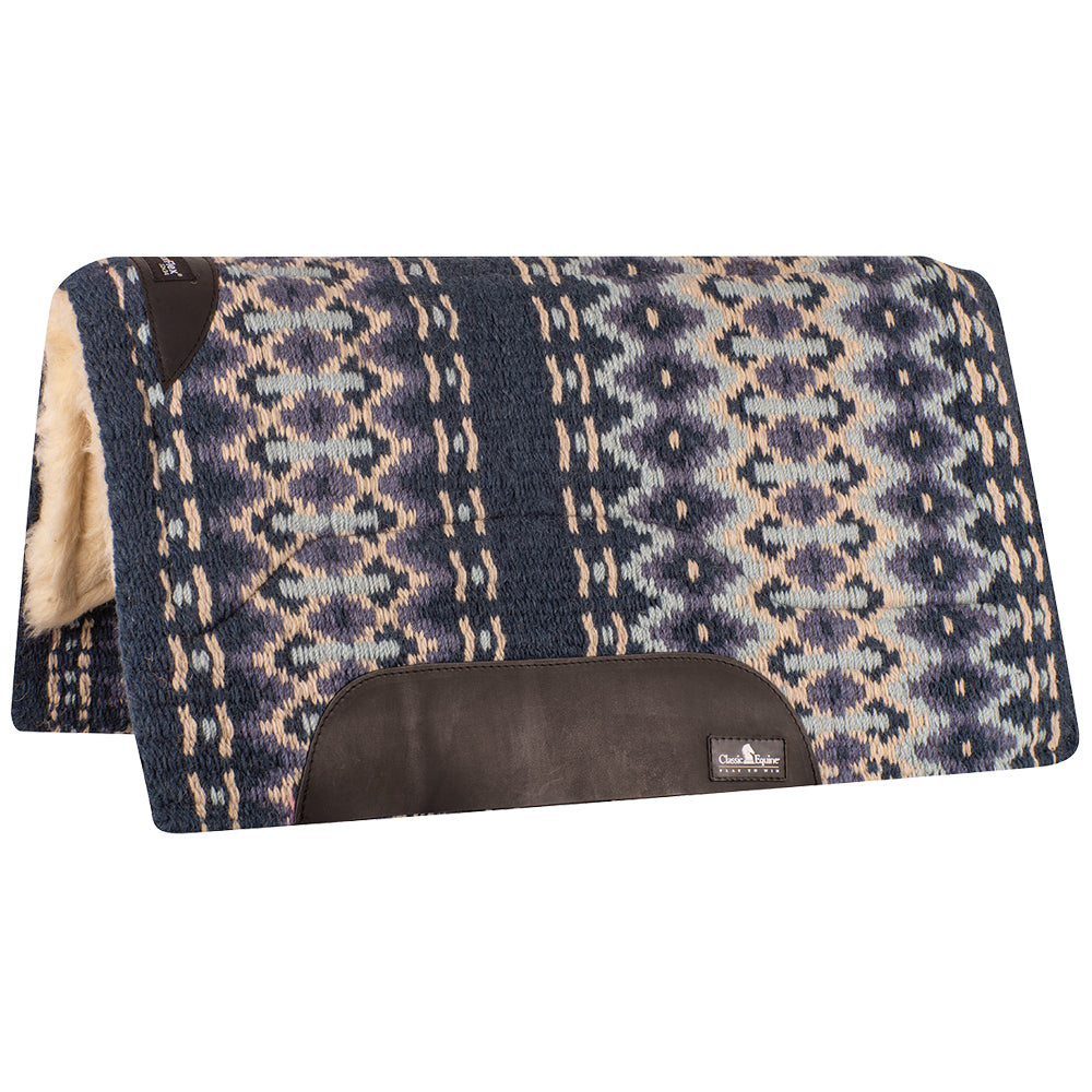 32 In X 34 Classic Equine 1 Inch Thick Sensorflex Wool Straight Top Saddle Pad