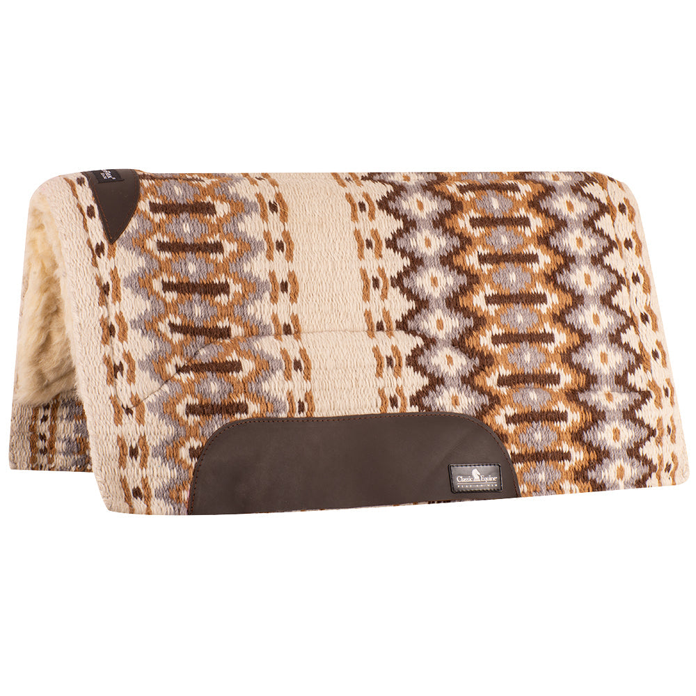 32 In X 34 Classic Equine 1 Inch Thick Sensorflex Wool Straight Top Saddle Pad