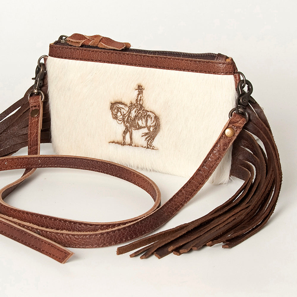 American Darling Small Crossbody Hair On Genuine Leather Western Women Bag Handbag Purse | for Cute
