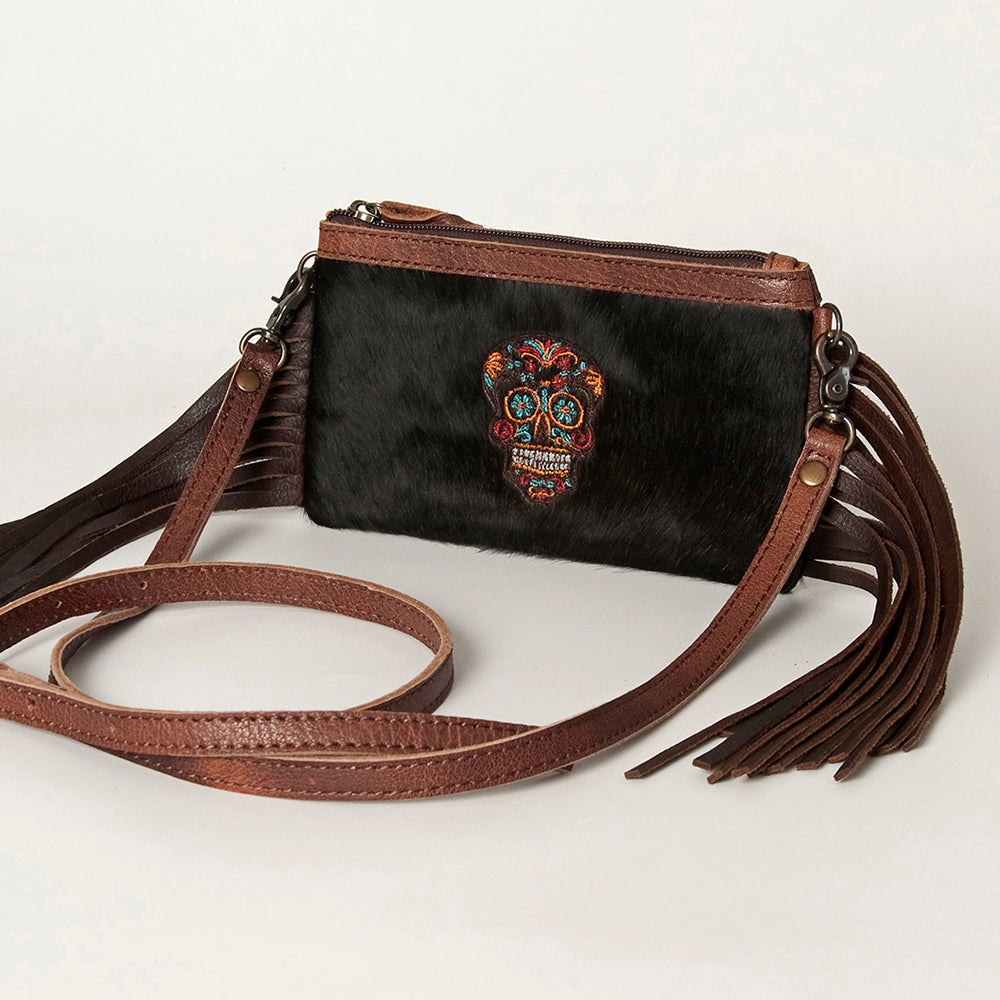 American Darling Small Crossbody Hair On Genuine Leather Western Women Bag Handbag Purse | for Cute