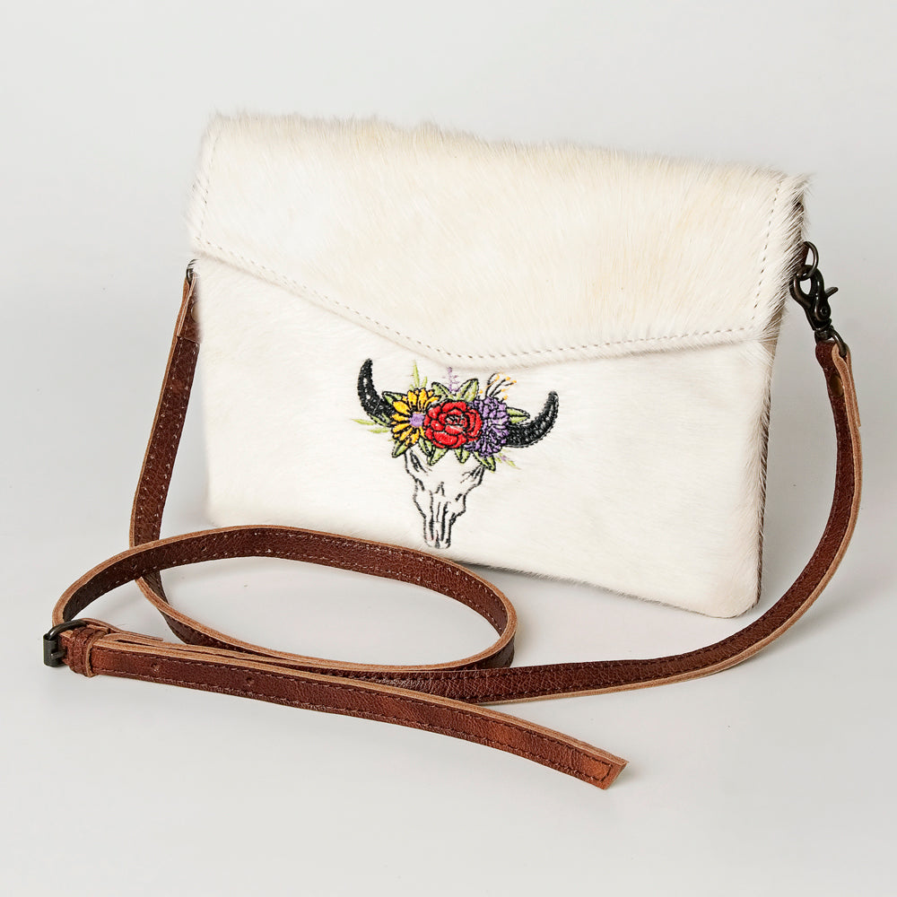 American Darling ADBGS178S Envelope Hair-On Genuine Leather Women Bag Western Handbag Purse