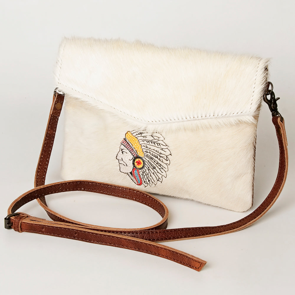 American Darling ADBGS178V Envelope Hair-On Genuine Leather Women Bag Western Handbag Purse