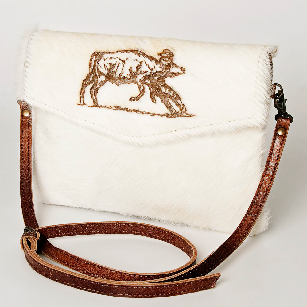 ADBGS178W American Darling Hair On Genuine Leather Women Bag Western Handbag Purse