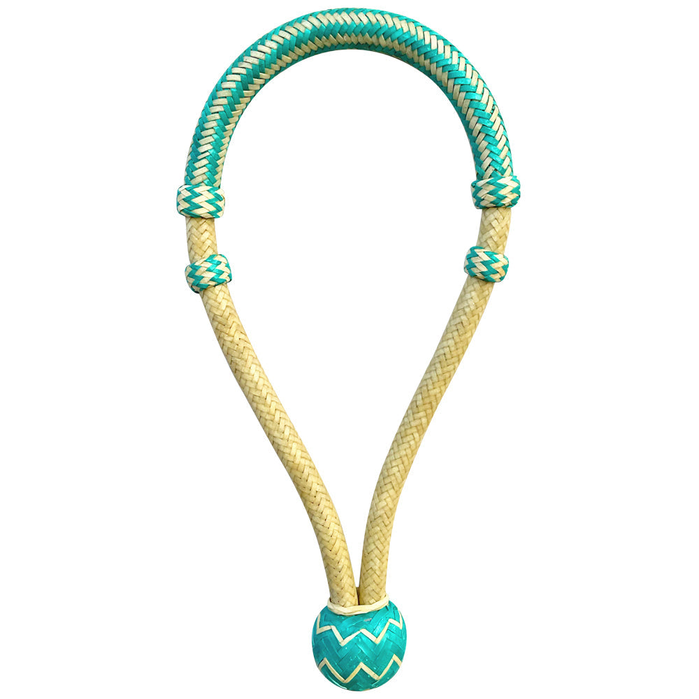 Hilason Braided Rawhide Core Bosal Hand Made Western Horse Tack Turquoise
