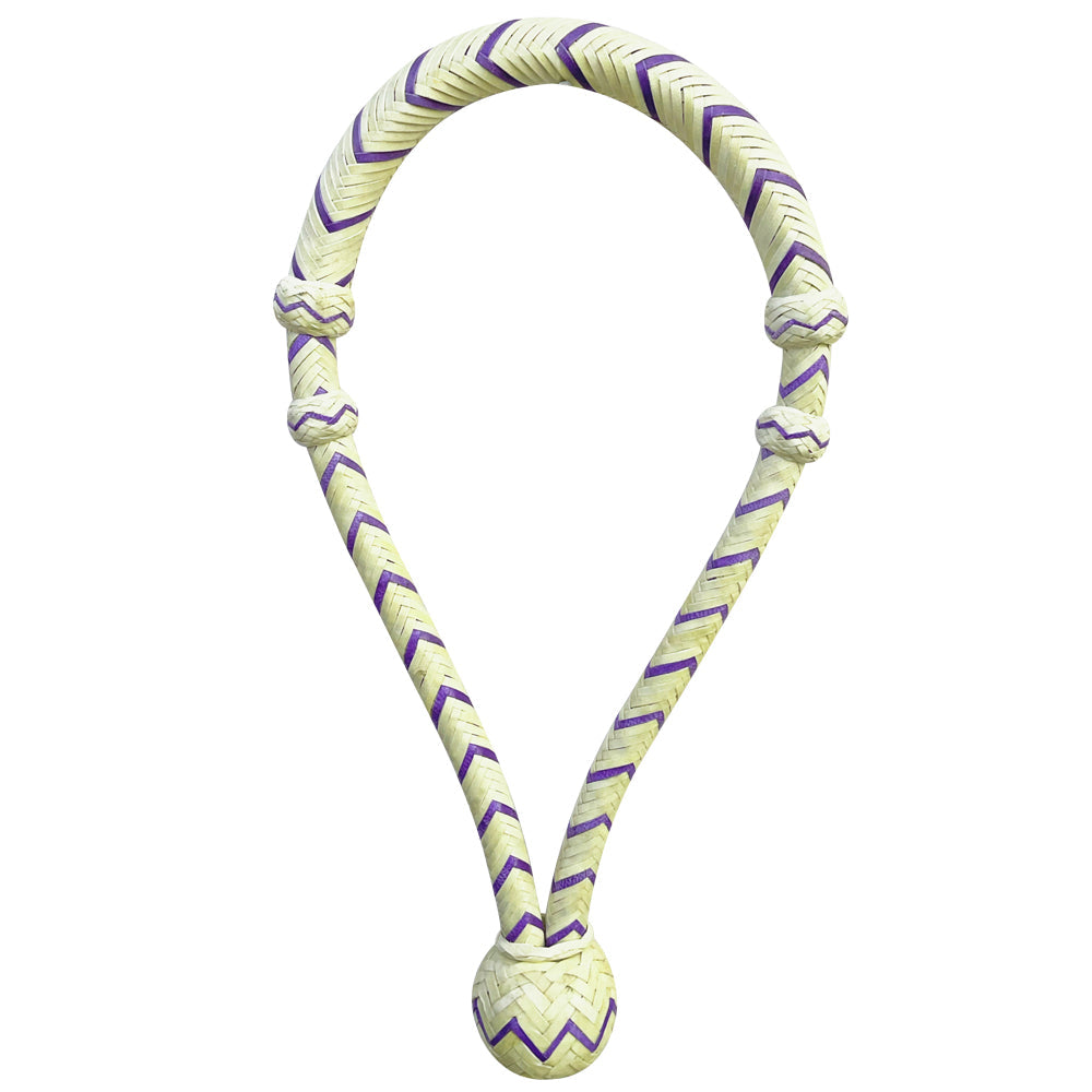Hilason Braided Rawhide Core Bosal Hand Made Western Horse Tack Purple