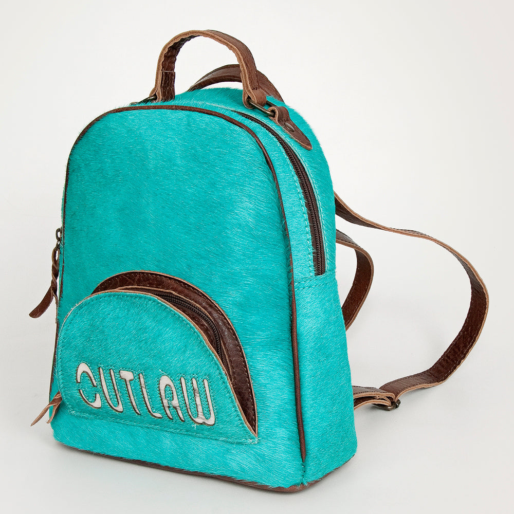 American Darling Backpack Hand Tooled Hair on Genuine Leather Western Women Bag | for Laptop School Purse Travel