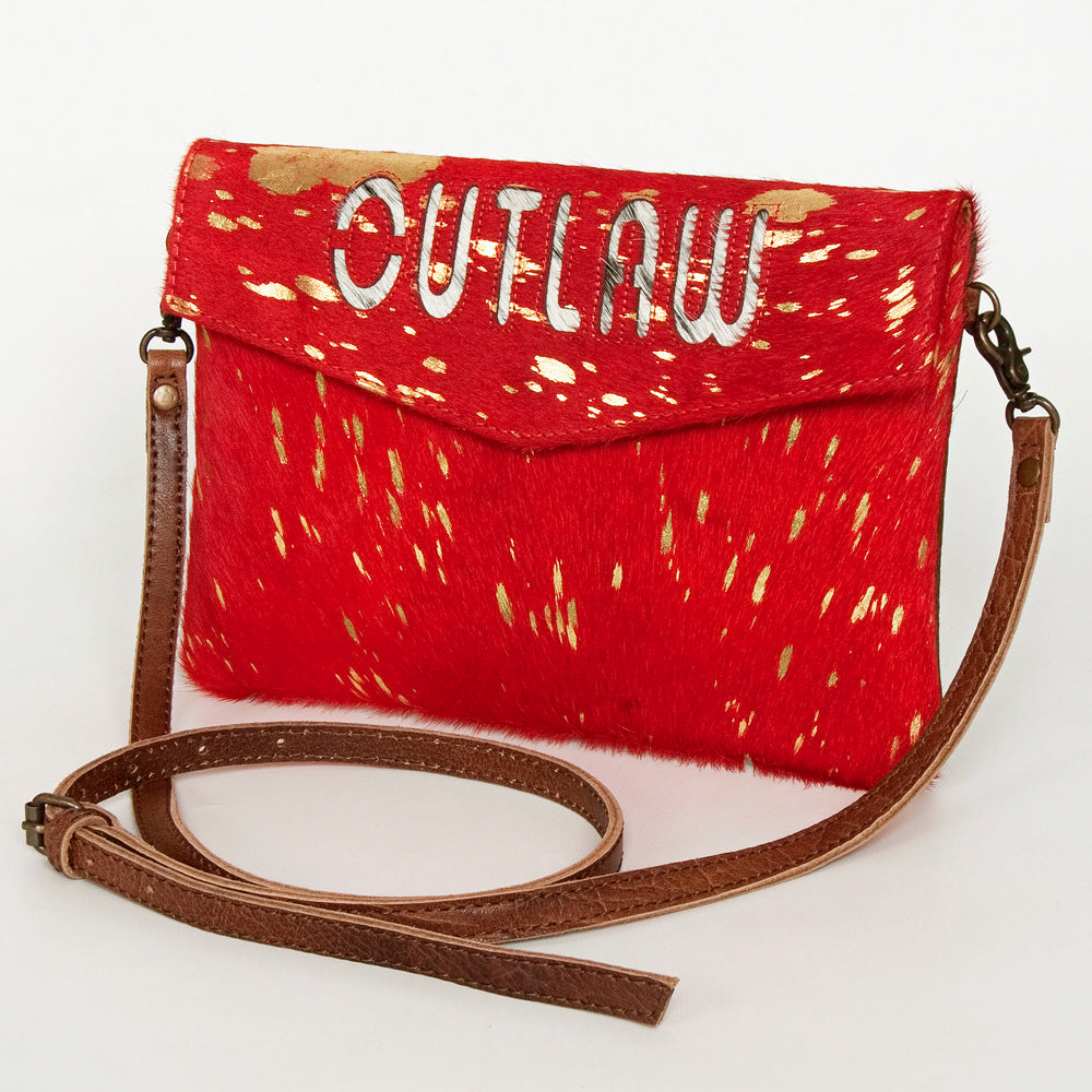 American Darling Envelope Hair-On Genuine Leather Western Women Bag Handbag Purse | for Cute