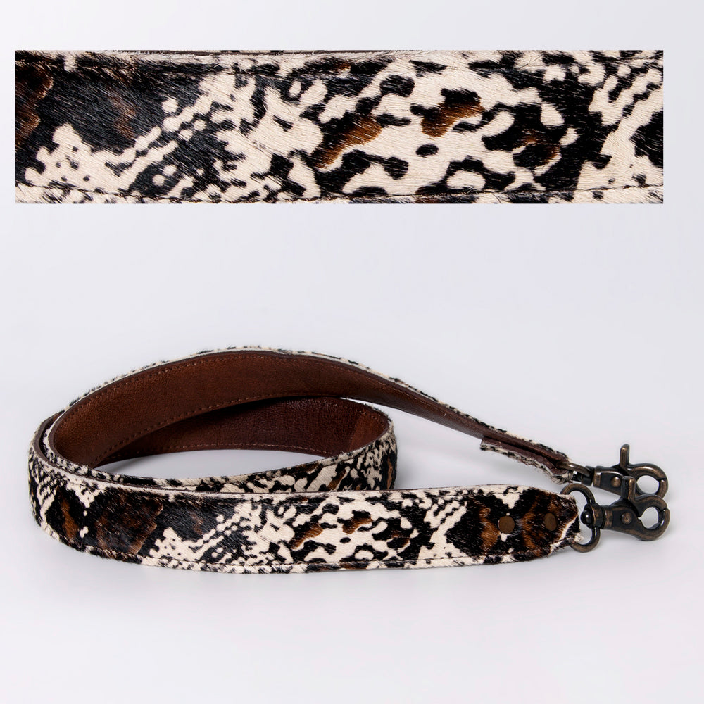 American Darling Hair On Genuine Leather Crossbody Handle Strap for Bags Phone Keychain Wallet Purse Clutch Cellphone Holder