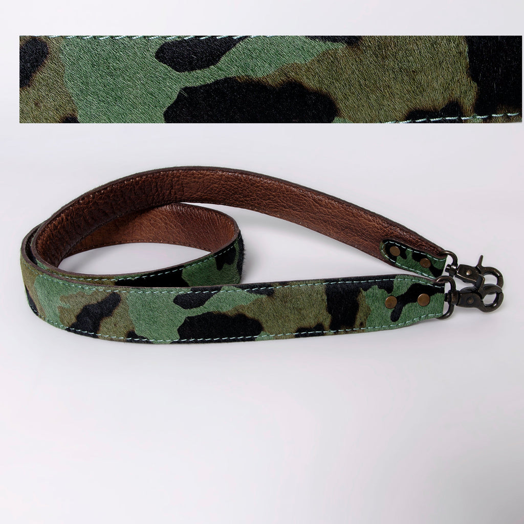 American Darling ADBT143F Hair-On Genuine Leather Crossbody Handle Strap For Bags