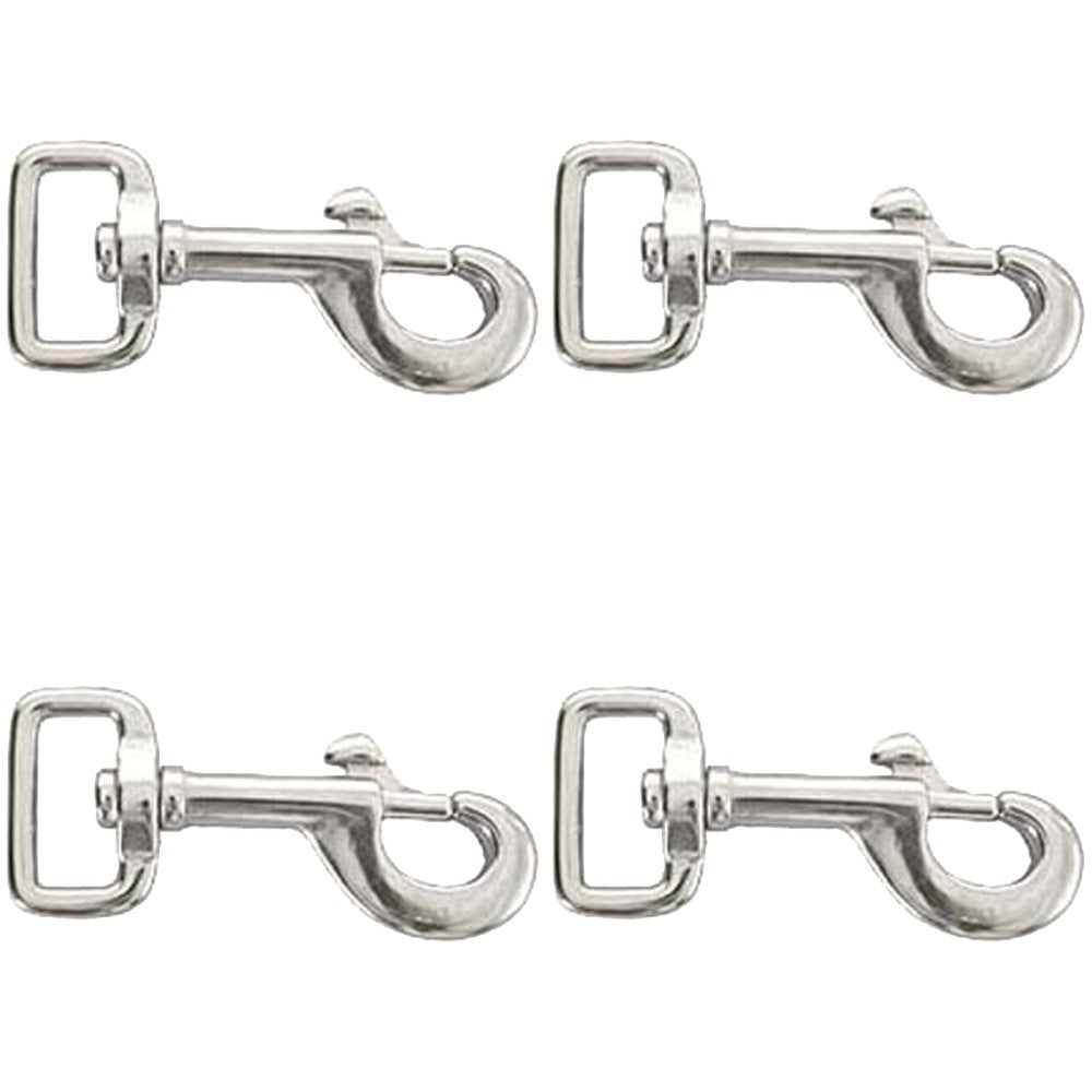 HIlason 1 Inch X 3 1/4 Die Cast Bolt Snap Nickel Plated