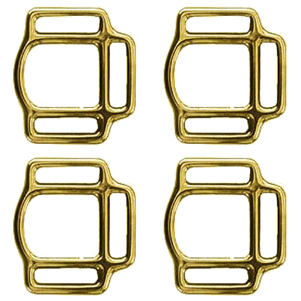Hilason 1 Inch Solid Brass 3 Way Halter Square BOC