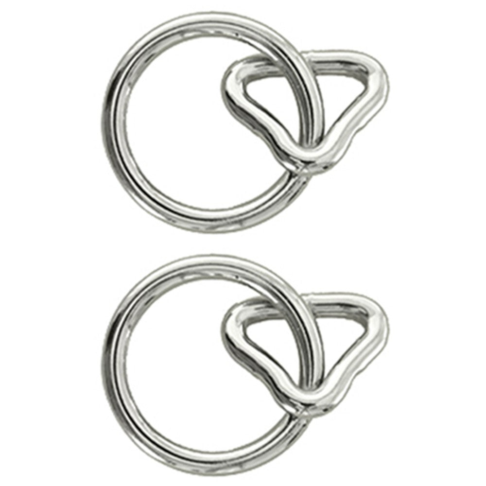 Hilason 1Inch Loop 1 1/4 Inch Ring Nickel Plated