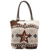 OHLAY KB383 TOTE Upcycled Wool Canvas Hair-on Genuine Leather women bag western handbag purse