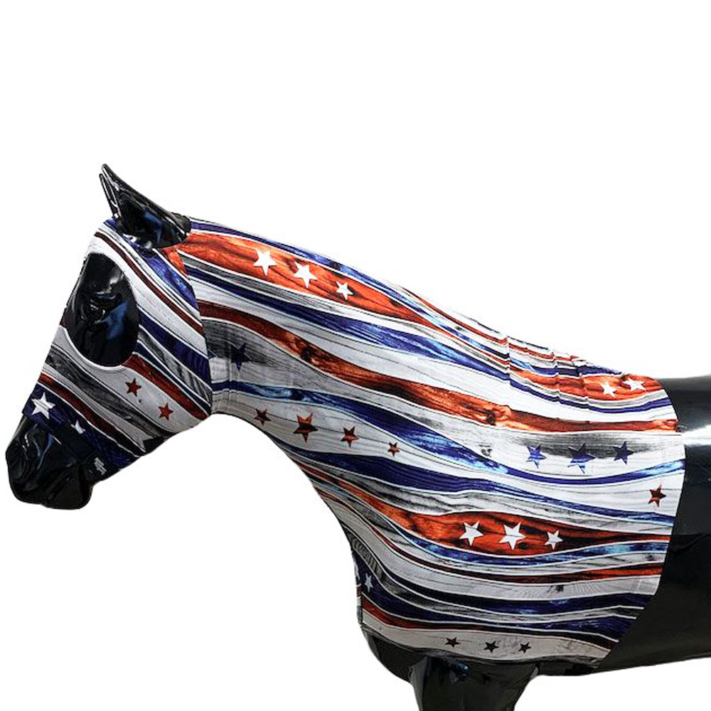 Sleazy Sleepwear Stretch Solid Hood For Horse Patriot