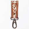 American Darling ADKR210M Hand Tooled Carved Genuine Leather Keyring