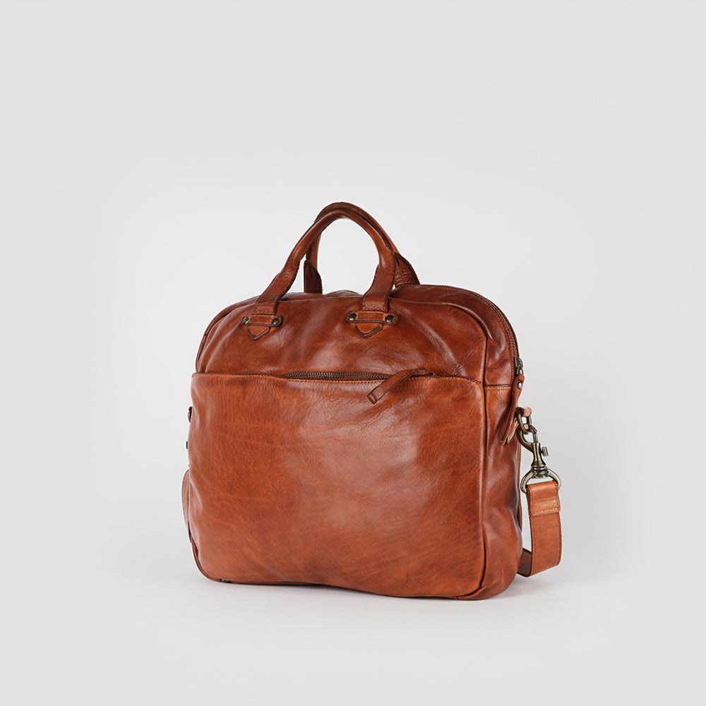 Spaghetti Western Swc415Tan Briefcase Vintage Handmade Drum Dyed Genuine European Cowhide Leather Women Bag Western Handbag Purse