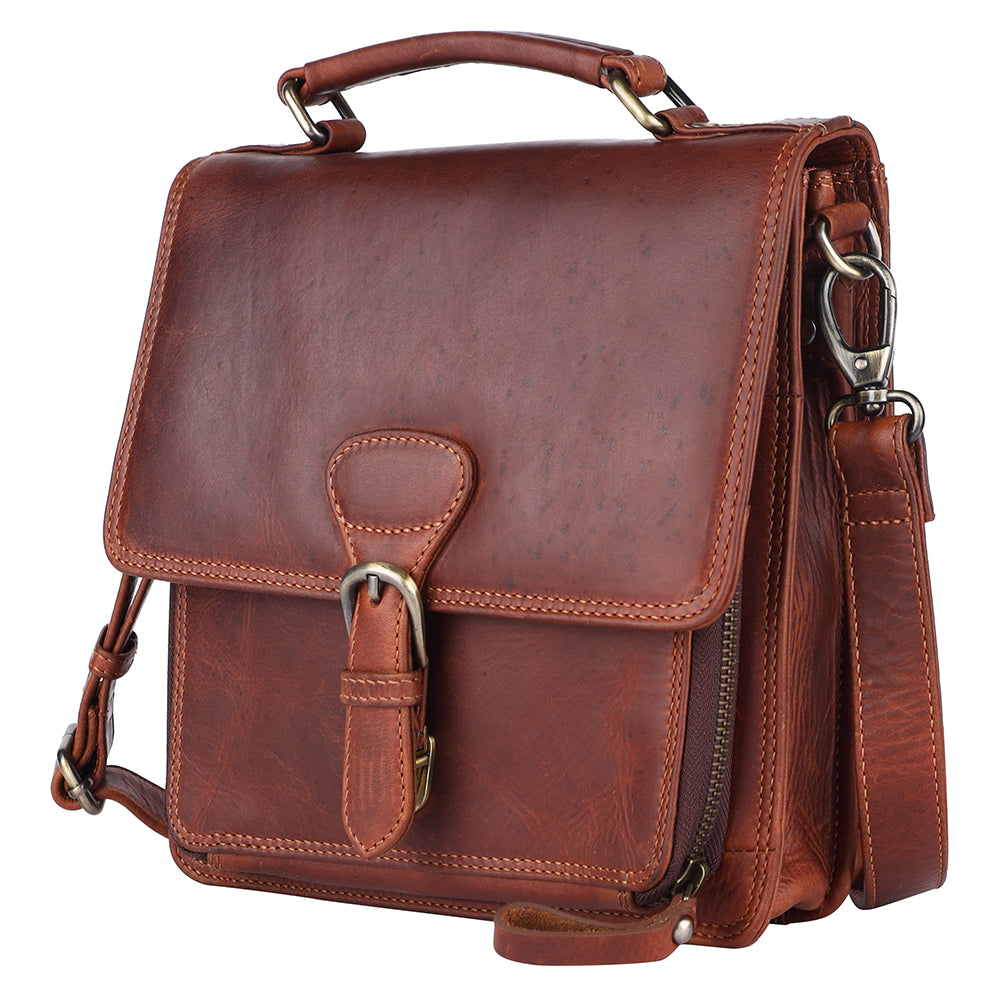 Spaghetti Western Swc426Dkbrn Briefcase Vintage Handmade Drum Dyed Genuine European Cowhide Leather Women Bag WesternåÊHandbagåÊPurse