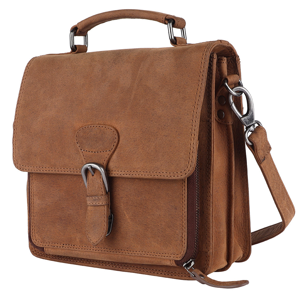 Spaghetti Western Swc423Brn Briefcase Vintage Handmade Drum Dyed Genuine European Cowhide Leather Women Bag WesternåÊHandbagåÊPurse