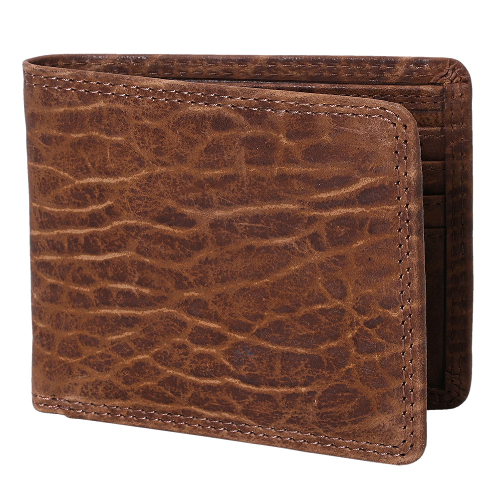 Spaghetti Western Swc452Brn Wallet Vintage Handmade Drum Dyed Genuine European Cowhide Leather Women Bag Western Handbag Purse