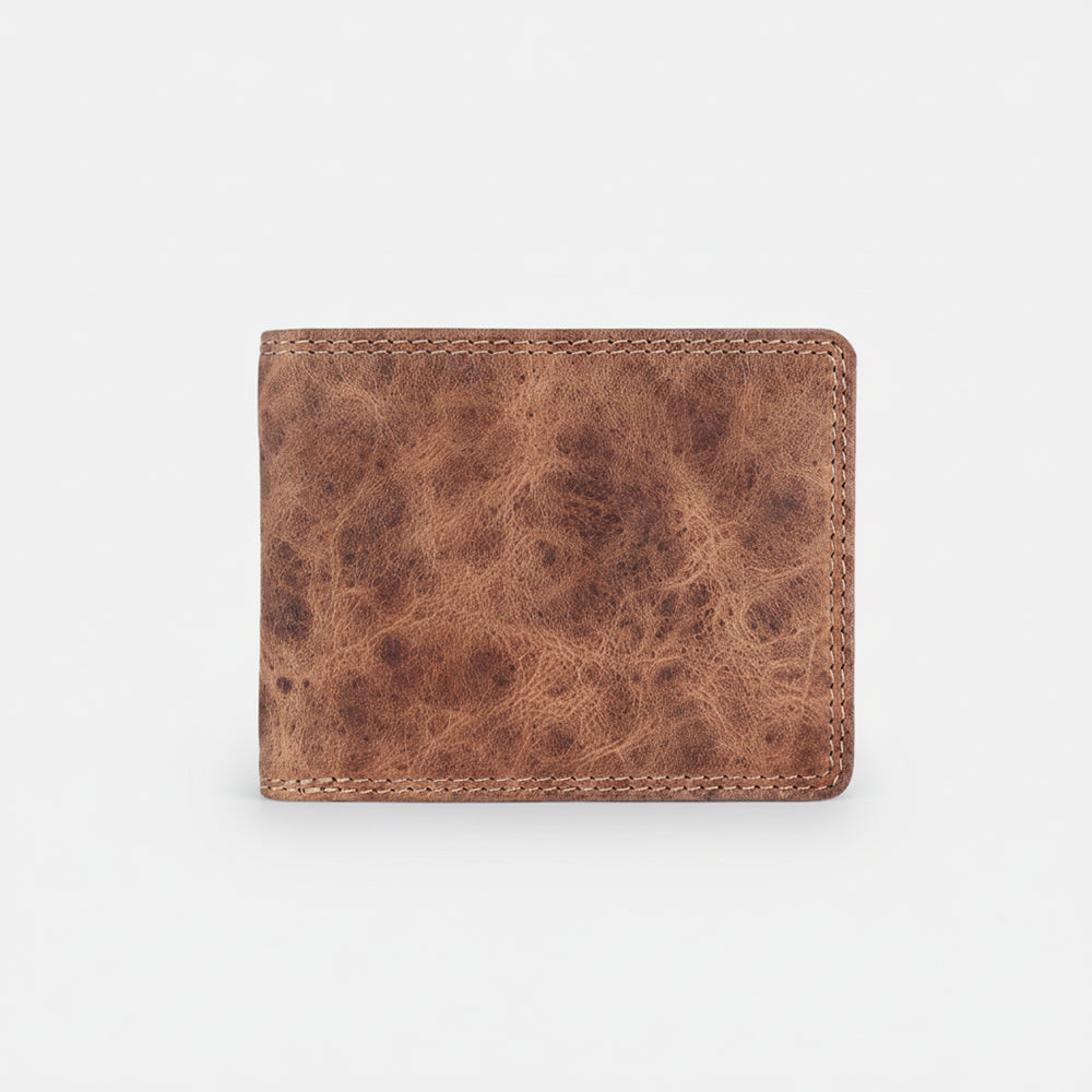 Spaghetti Western Swc462Ltbrn Wallet Vintage Handmade Drum Dyed Genuine European Cowhide Leather Women Bag Western Handbag Purse