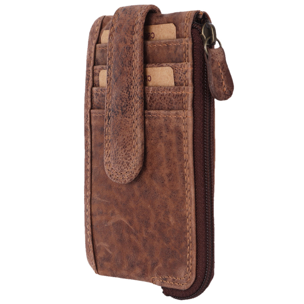 Spaghetti Western Swc456Brn Wallet Vintage Handmade Drum Dyed Genuine European Cowhide Leather Women Bag WesternåÊHandbagåÊPurse