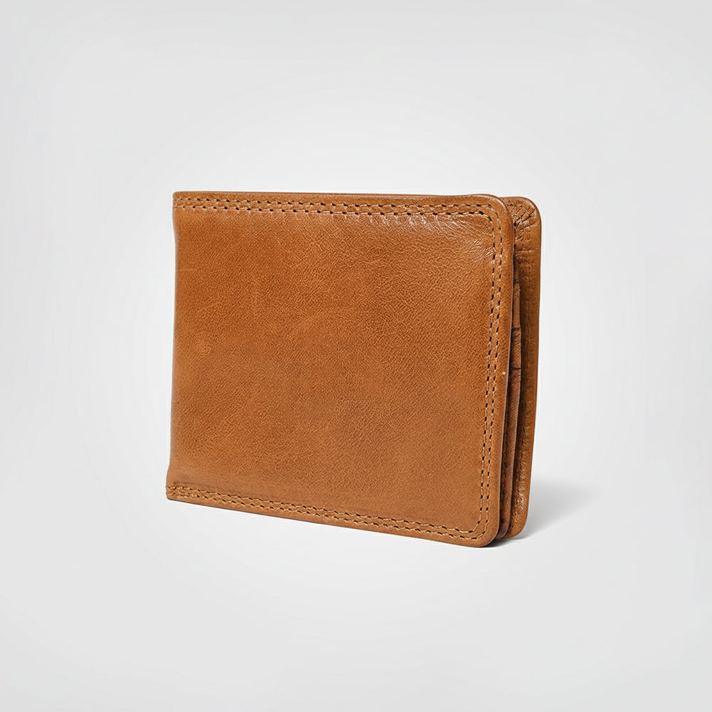 Spaghetti Western Swc450Tan Wallet Vintage Handmade Drum Dyed Genuine European Cowhide Leather Women Bag Western Handbag Purse
