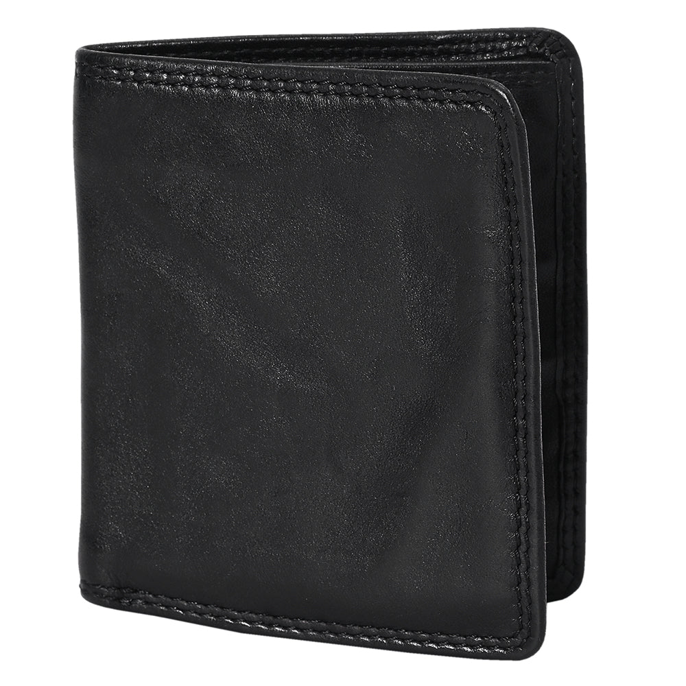 Spaghetti Western Swc444Blk Wallet Vintage Handmade Drum Dyed Genuine European Cowhide Leather Women Bag Western Handbag Purse