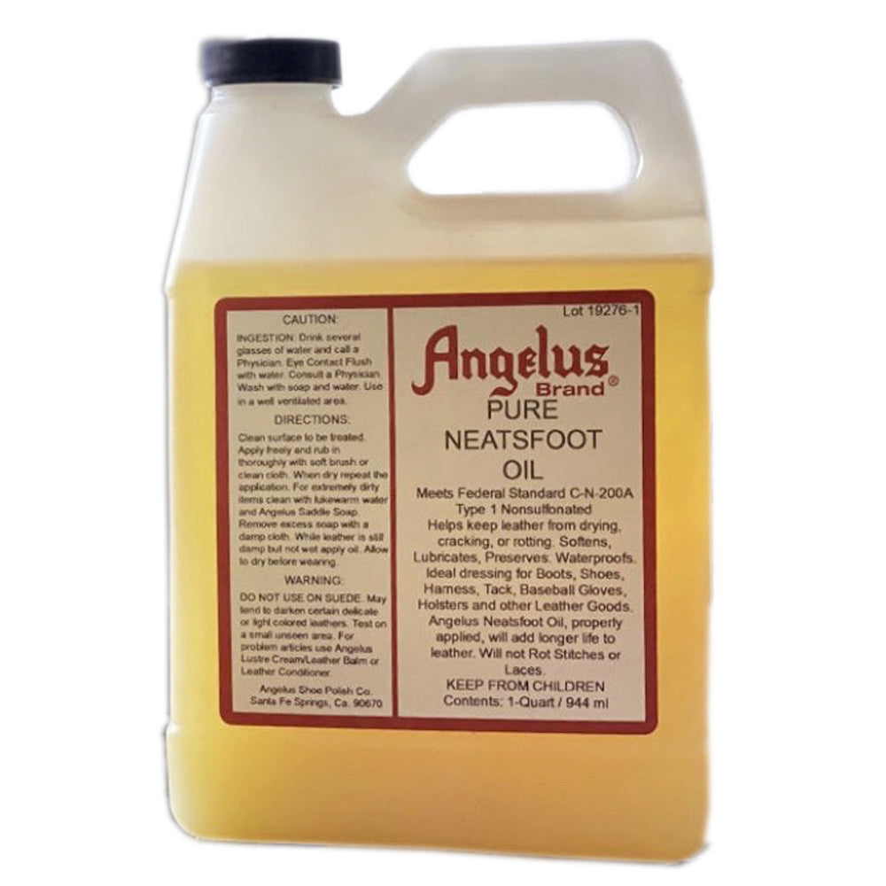 32 Oz Angelus 100% Pure Genuine Neatsfoot Oil Leather Conditioner