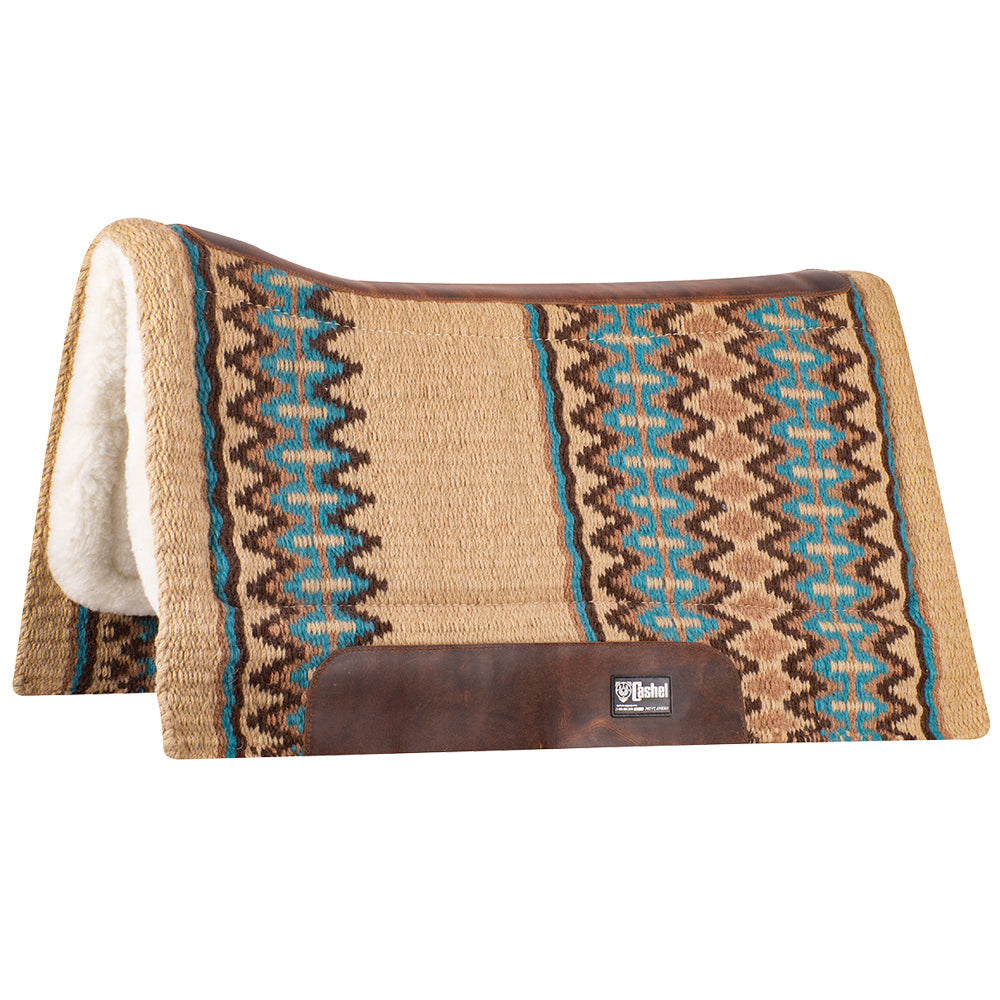 34 In X 38 Cashel Blanket Top Performance Pad Tan