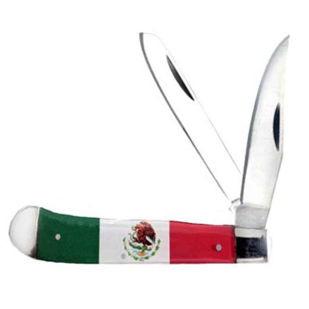 Circle SH Cutlery Folder Acrylic Two Blade Pocket Knife