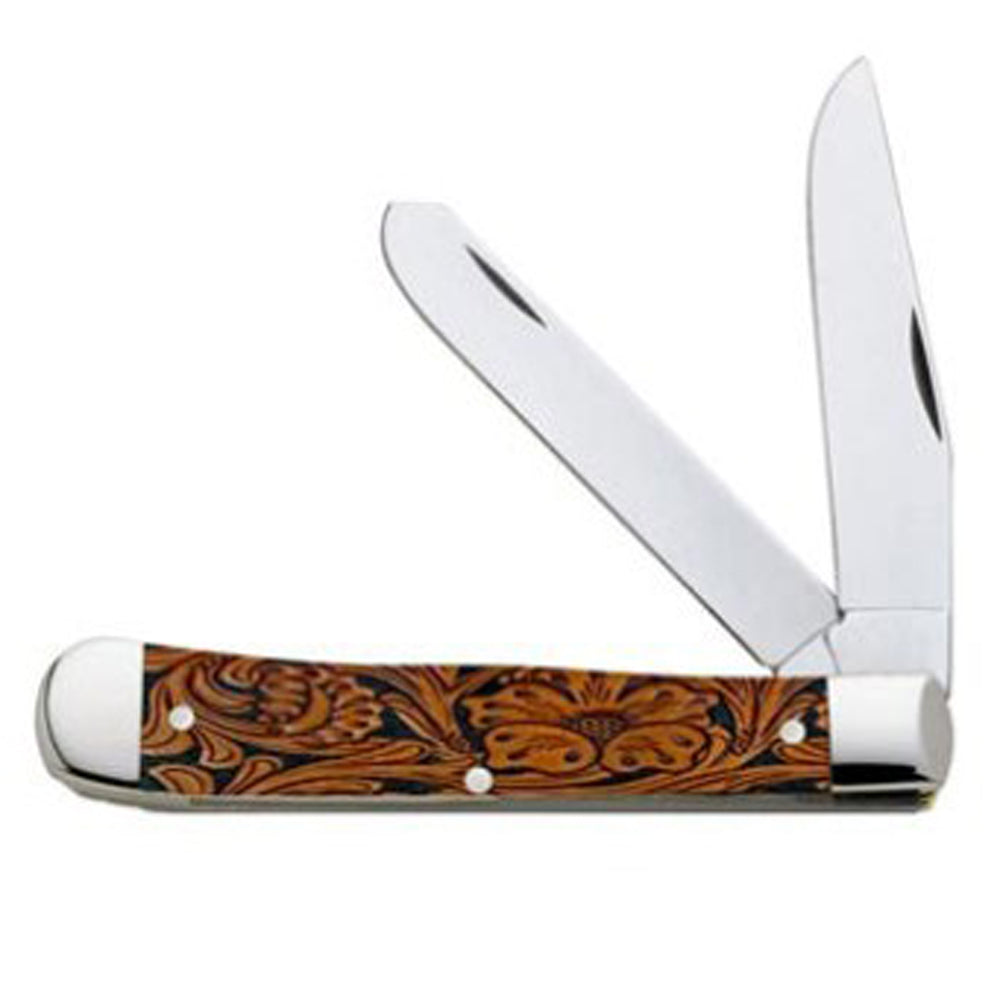 Circle Sh Cutlery Stainless Steel 4.5 In Trapper Style Pocket Knife