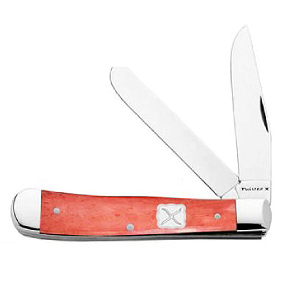 Twisted X Trapper 4 1/4 In Pink Pocket Knife