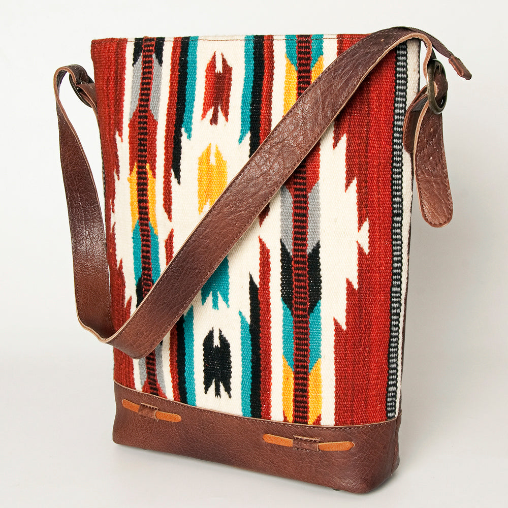 American Darling Cross Body Saddle Blanket Genuine Leather Western Women Bag Handbag Purse | Crossbody for Cute