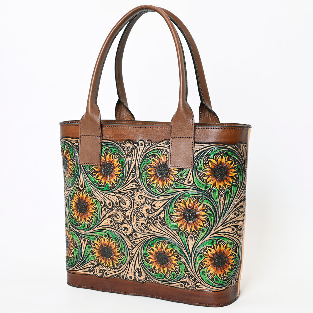 American Darling Tote Hand Tooled Genuine Leather Women Bag Western Handbag Purse