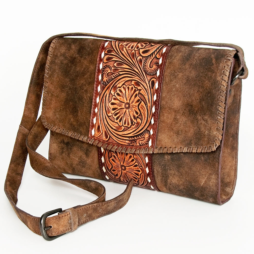 American Darling Clutch Hand Tooled Genuine Leather Women Bag Western Handbag Purse