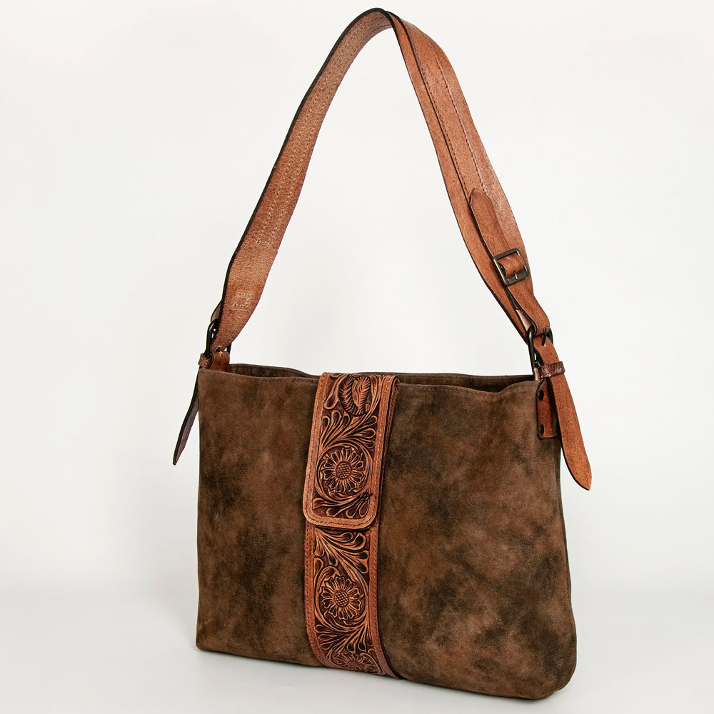 American Darling Hobo Hand Tooled Genuine Leather Women Bag Western Handbag Purse