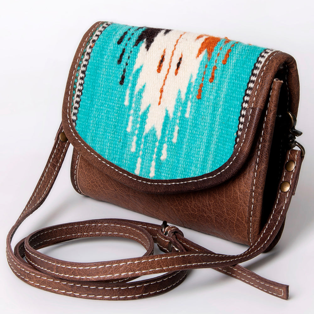 American Darling Women's Messenger Bag Western Saddle Blanket Genuine Leather Handbag and Ladies Purse