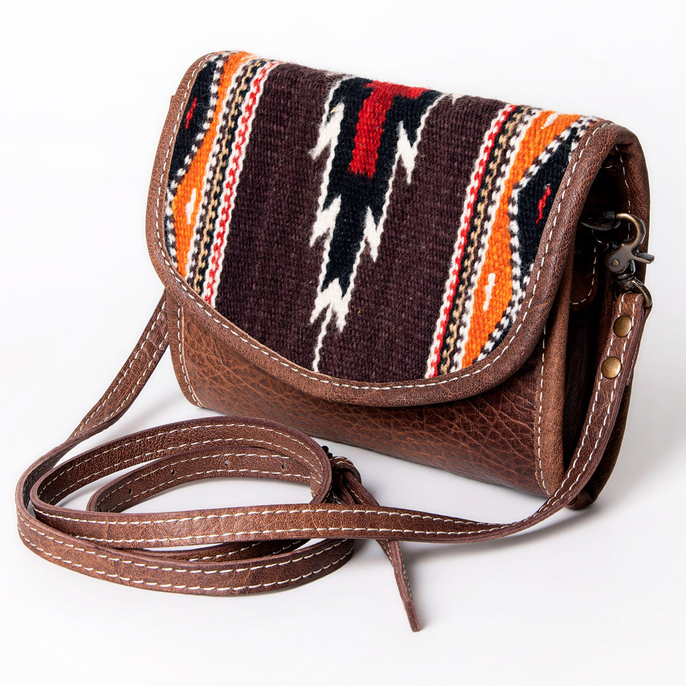 American Darling Women's Messenger Bag Western Saddle Blanket Genuine Leather Handbag and Ladies Purse
