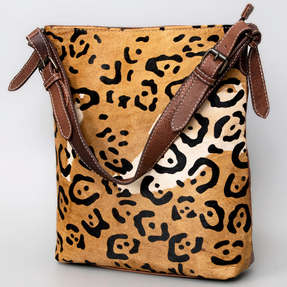 American Darling Women's Hobo Bag Western Hair-on Genuine Leather Handbag and Ladies Purse