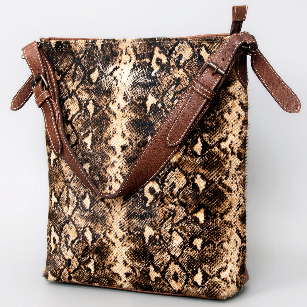 American Darling Women's Hobo Bag Western Hair-on Genuine Leather Handbag and Ladies Purse