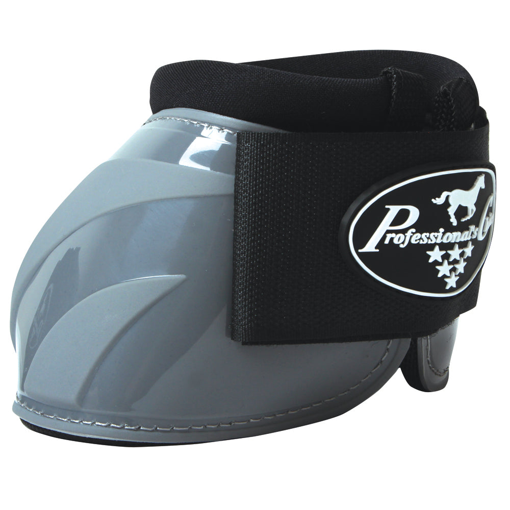 Large Professionals Choice Spartan II Horse Bell Boots Charcoal