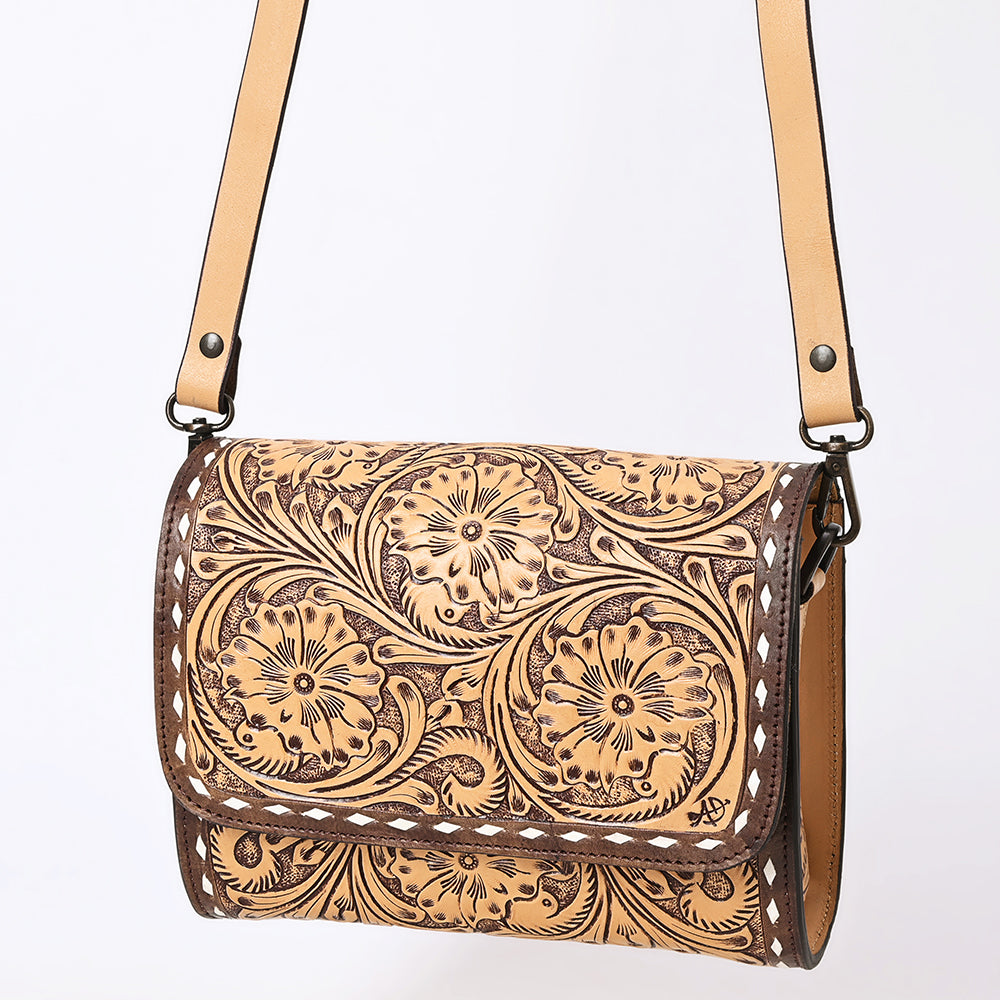 American Darling Cross Body I Hand Tooled Genuine Leather Women Bag Western Handbag Purse