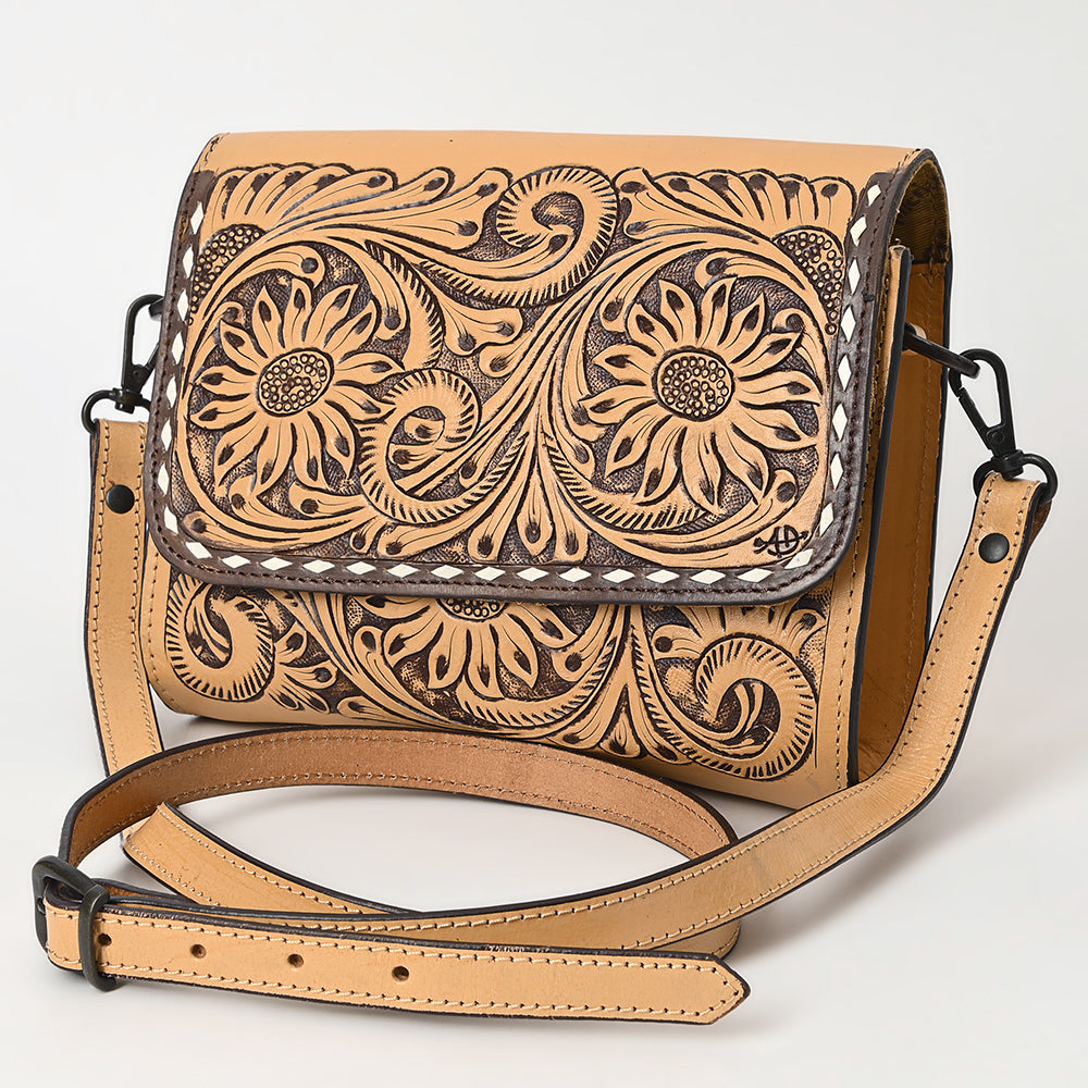 American Darling Cross Body I Hand Tooled Genuine Leather Women Bag Western Handbag Purse