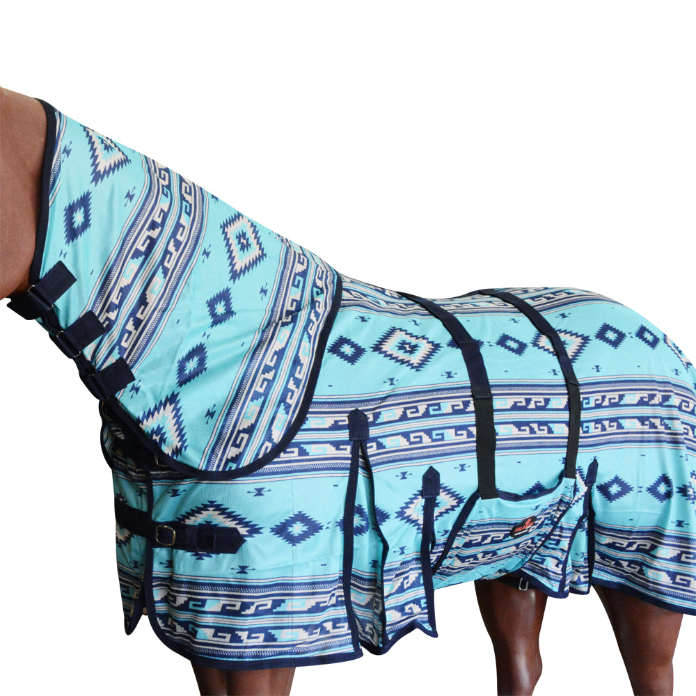 HILASON Horse Fly Sheet - Summer Spring UV Protection Mesh Bug Mosquito FlySheet for Horses | Fly-Sheet