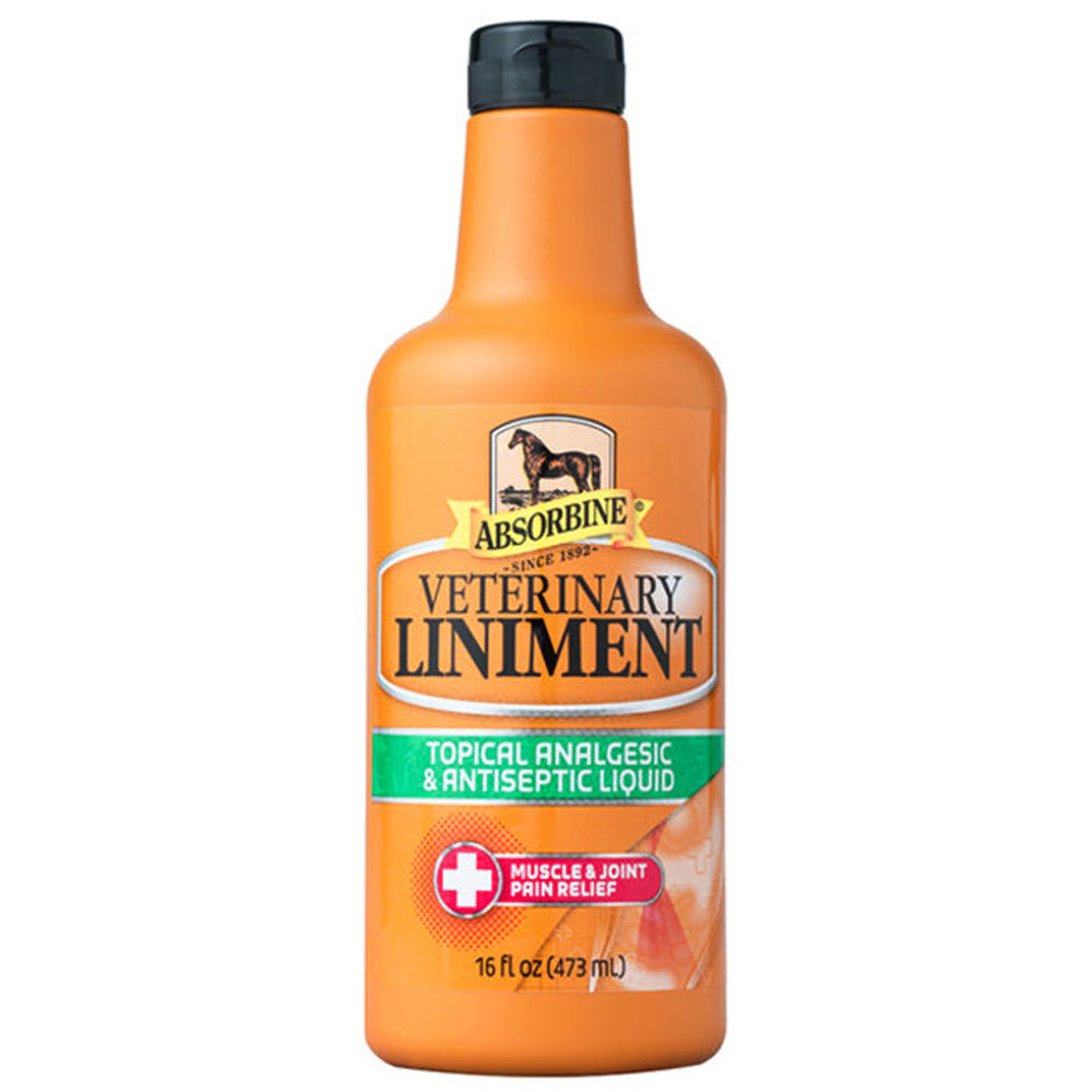 Absorbine Veterinary Liniment Topical Analgesic Antiseptic Liquid 16Oz