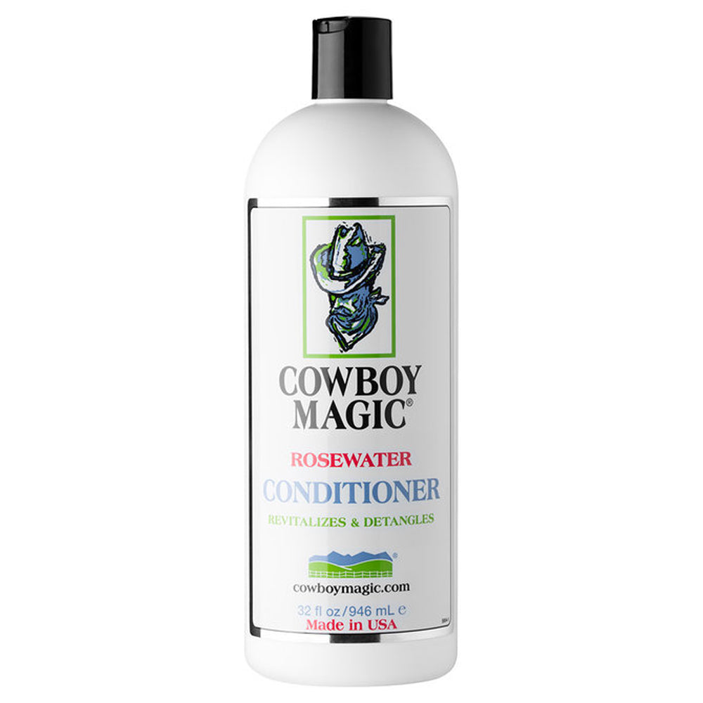 Cowboy Magic Concentrate Horse Tack Rosewater Conditioner 32 Oz