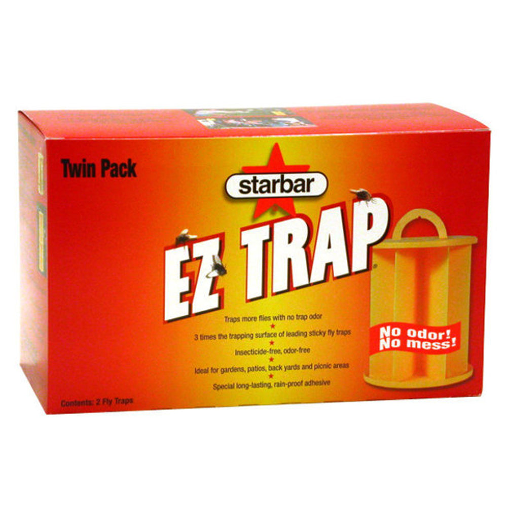 Starbar Ez Sticky Rain Proof Odor Free Mesh Fly Trap Pack Of 2