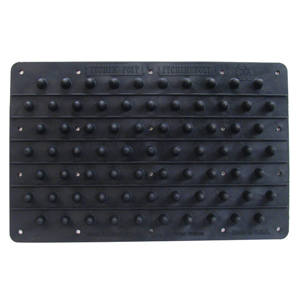 C-23"X14" Itchin Post Horse Animal Grooming Pads Made In The Usa Black